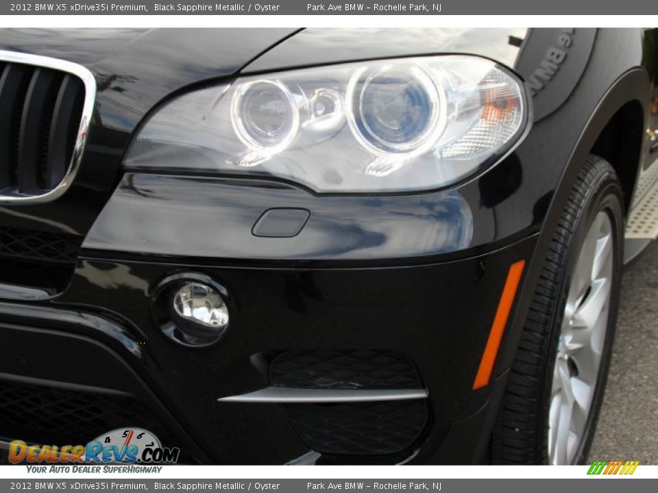 2012 BMW X5 xDrive35i Premium Black Sapphire Metallic / Oyster Photo #34
