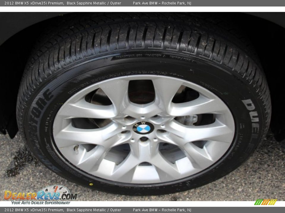 2012 BMW X5 xDrive35i Premium Black Sapphire Metallic / Oyster Photo #36