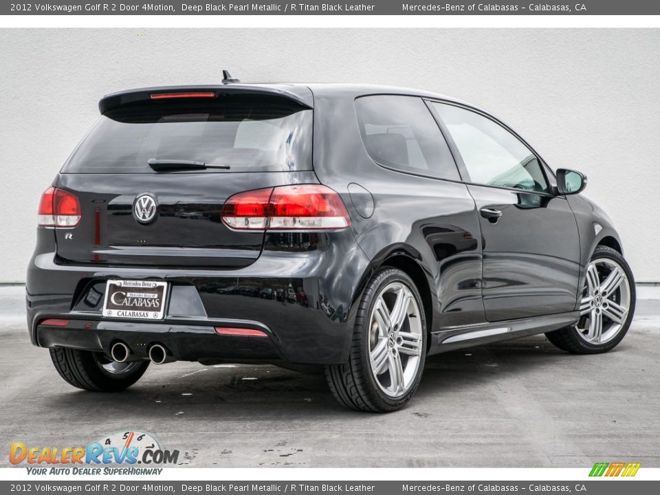 2012 Volkswagen Golf R 2 Door 4Motion Deep Black Pearl Metallic / R Titan Black Leather Photo #16