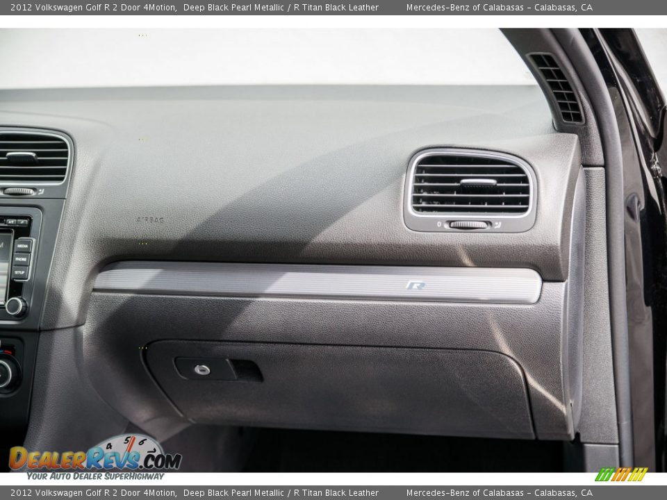 2012 Volkswagen Golf R 2 Door 4Motion Deep Black Pearl Metallic / R Titan Black Leather Photo #24