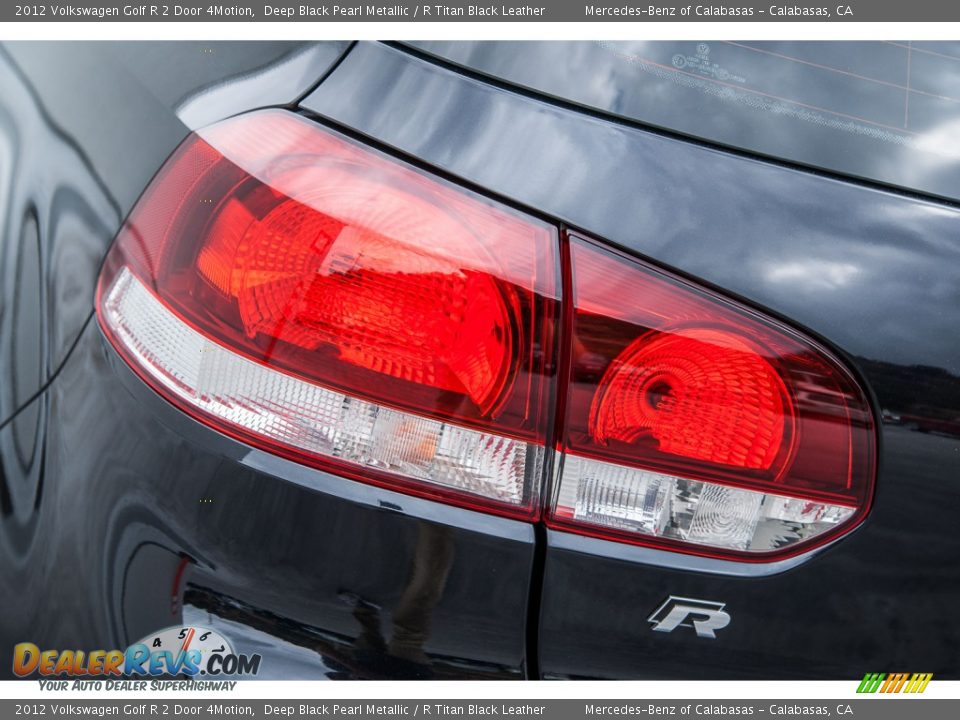 2012 Volkswagen Golf R 2 Door 4Motion Deep Black Pearl Metallic / R Titan Black Leather Photo #30