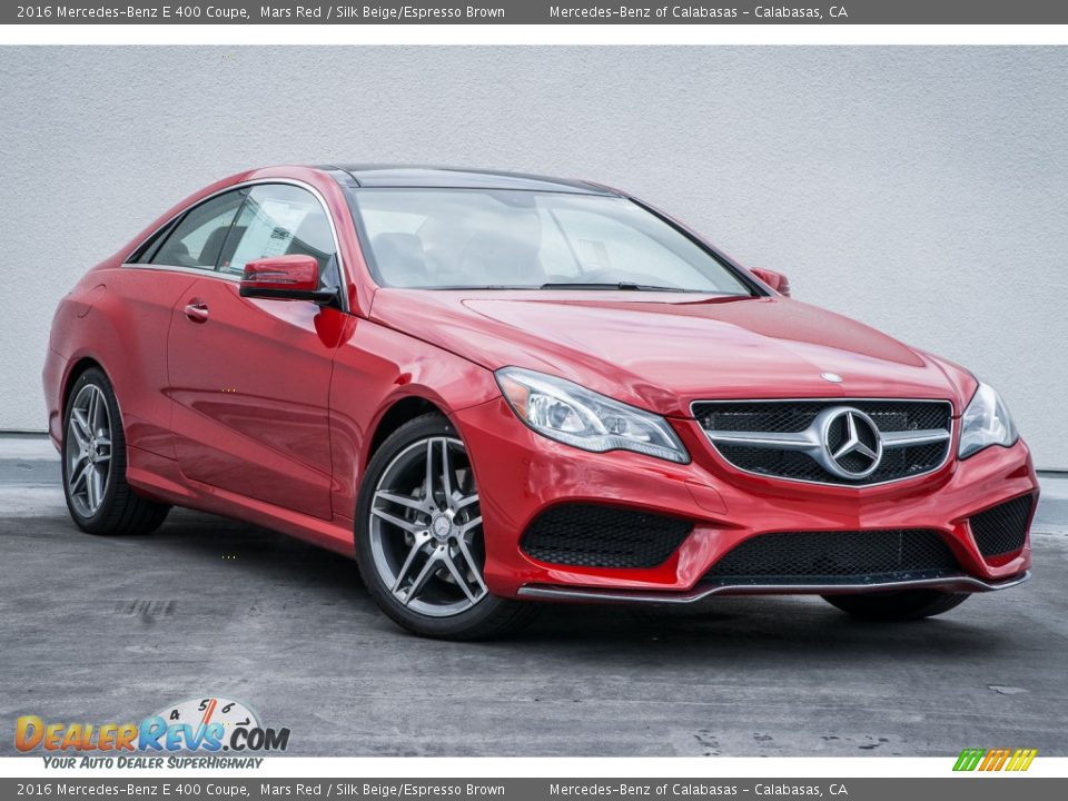 Front 3/4 View of 2016 Mercedes-Benz E 400 Coupe Photo #11
