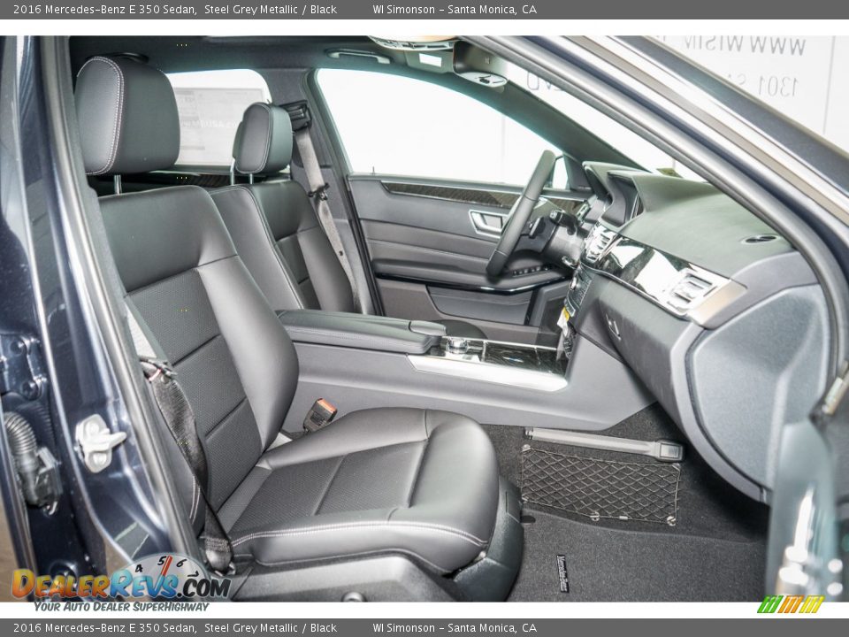 2016 Mercedes-Benz E 350 Sedan Steel Grey Metallic / Black Photo #2