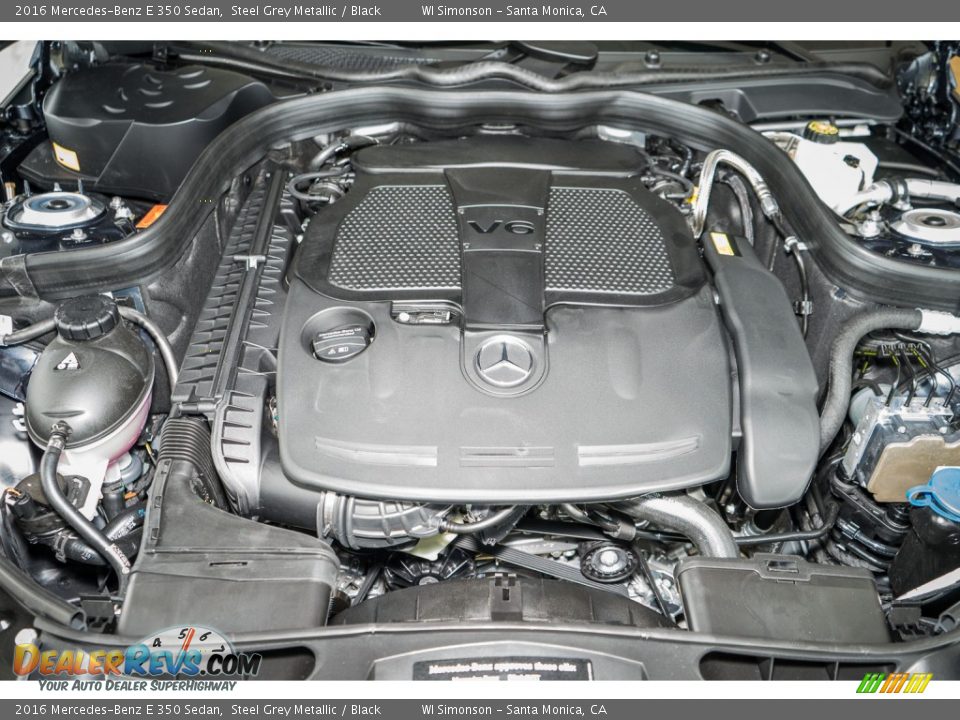 2016 Mercedes-Benz E 350 Sedan Steel Grey Metallic / Black Photo #9