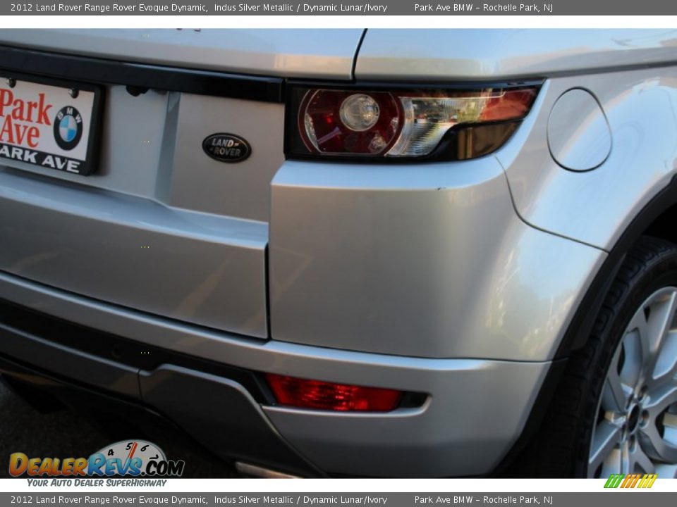2012 Land Rover Range Rover Evoque Dynamic Indus Silver Metallic / Dynamic Lunar/Ivory Photo #21