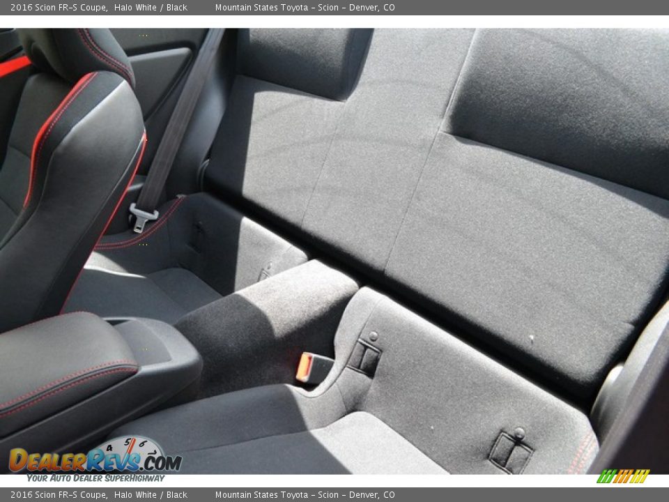 Rear Seat of 2016 Scion FR-S Coupe Photo #7