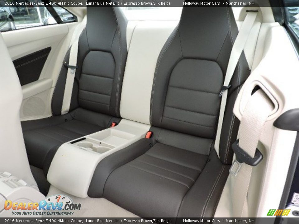 Rear Seat of 2016 Mercedes-Benz E 400 4Matic Coupe Photo #6