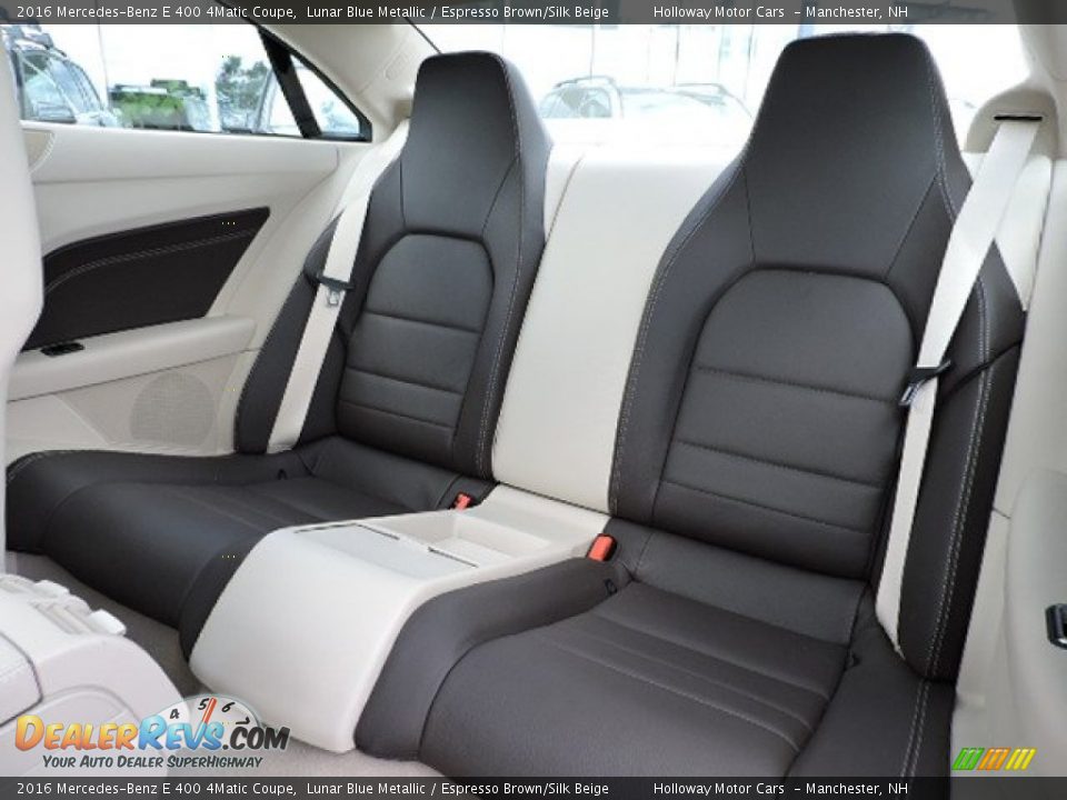 Rear Seat of 2016 Mercedes-Benz E 400 4Matic Coupe Photo #8