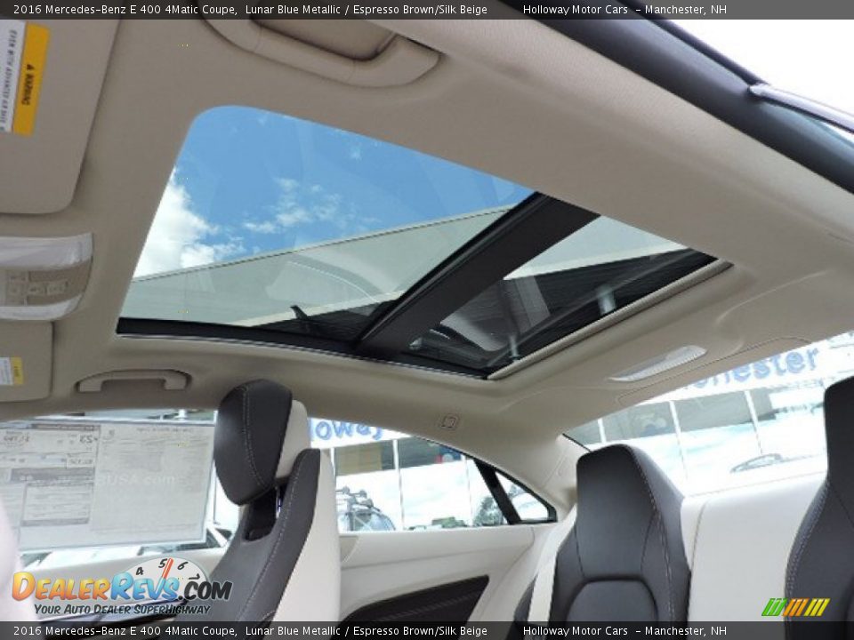 Sunroof of 2016 Mercedes-Benz E 400 4Matic Coupe Photo #9