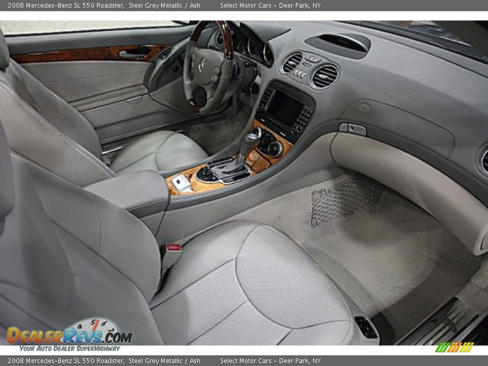 2008 Mercedes-Benz SL 550 Roadster Steel Grey Metallic / Ash Photo #10