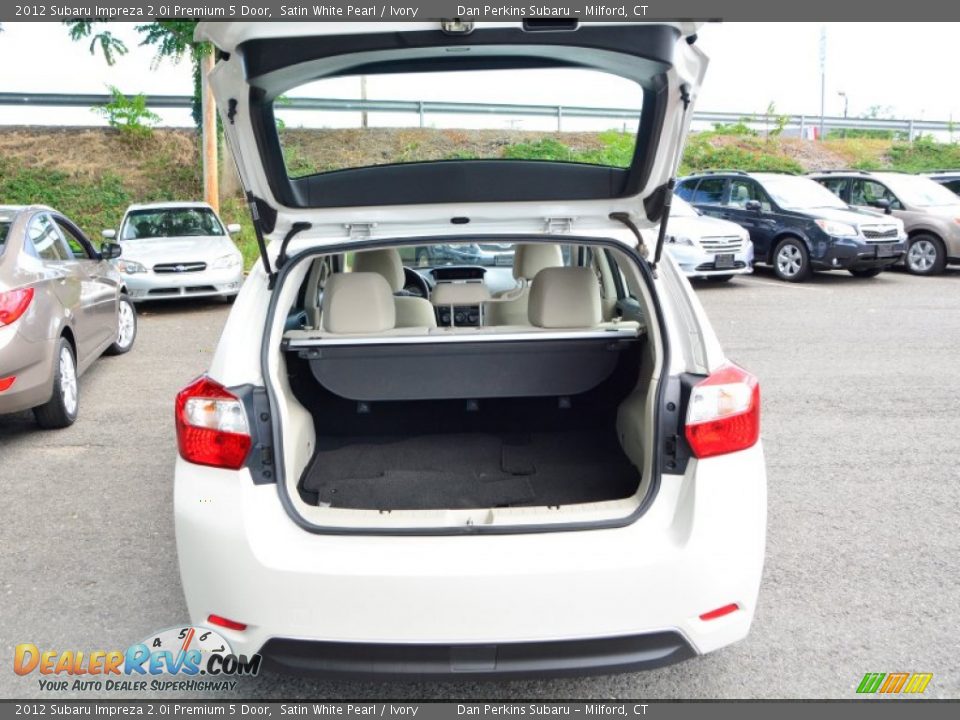 2012 Subaru Impreza 2.0i Premium 5 Door Satin White Pearl / Ivory Photo #8