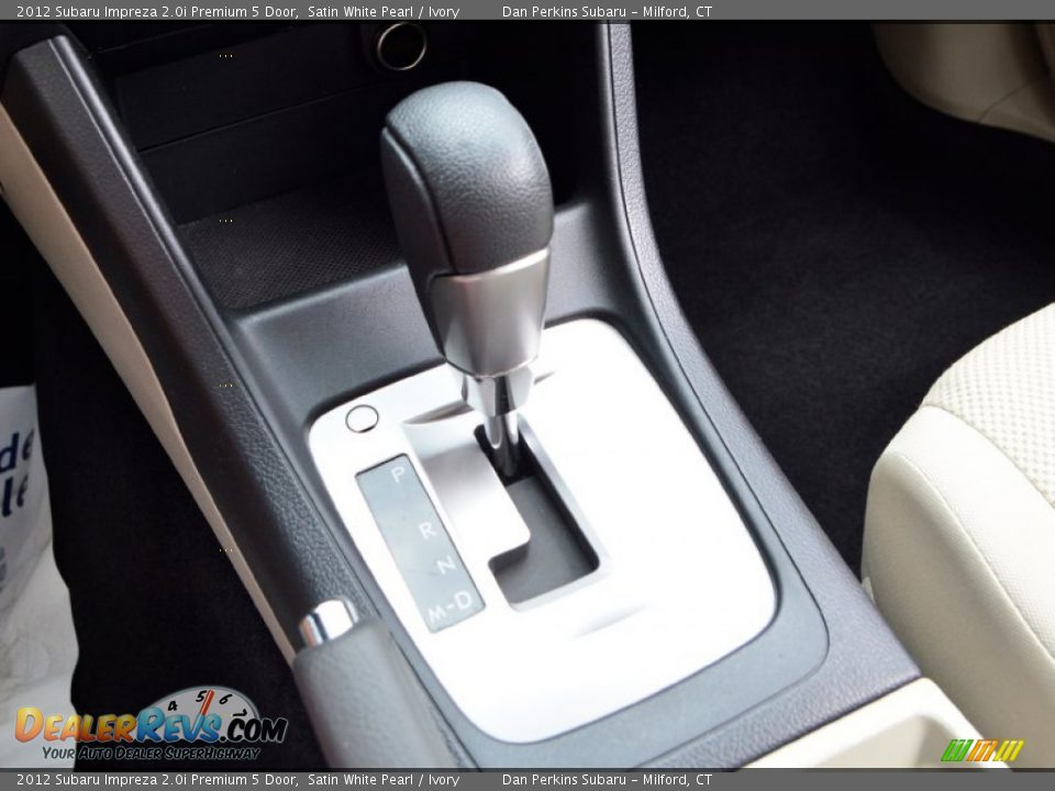 2012 Subaru Impreza 2.0i Premium 5 Door Satin White Pearl / Ivory Photo #12