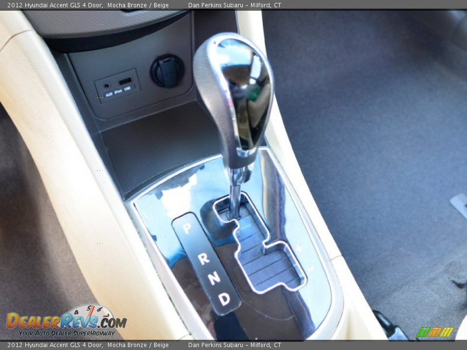 2012 Hyundai Accent GLS 4 Door Mocha Bronze / Beige Photo #12