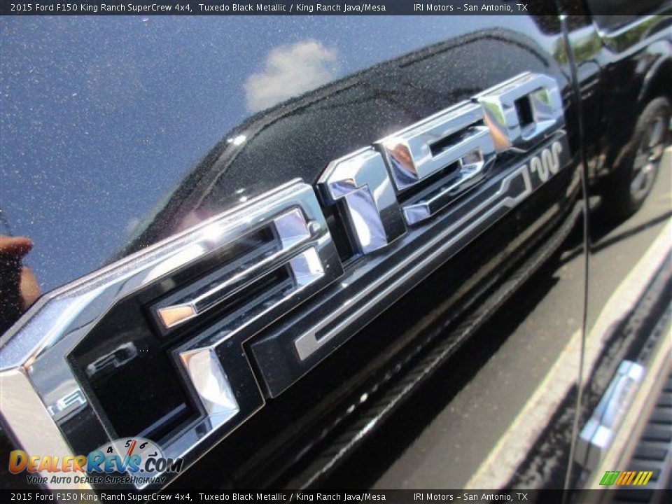 2015 Ford F150 King Ranch SuperCrew 4x4 Tuxedo Black Metallic / King Ranch Java/Mesa Photo #3