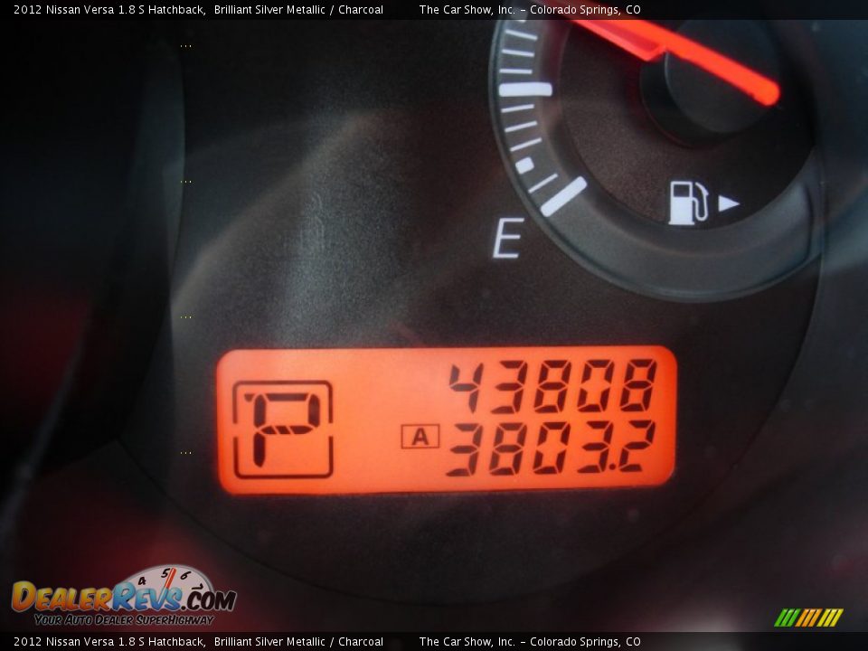 2012 Nissan Versa 1.8 S Hatchback Brilliant Silver Metallic / Charcoal Photo #9