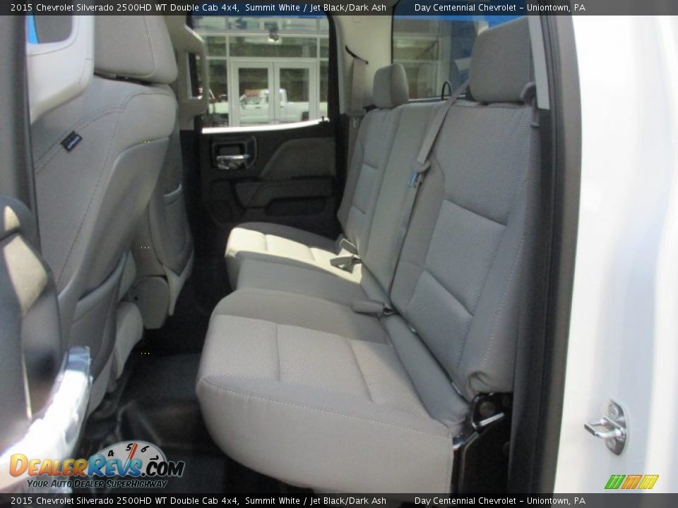 2015 Chevrolet Silverado 2500HD WT Double Cab 4x4 Summit White / Jet Black/Dark Ash Photo #11