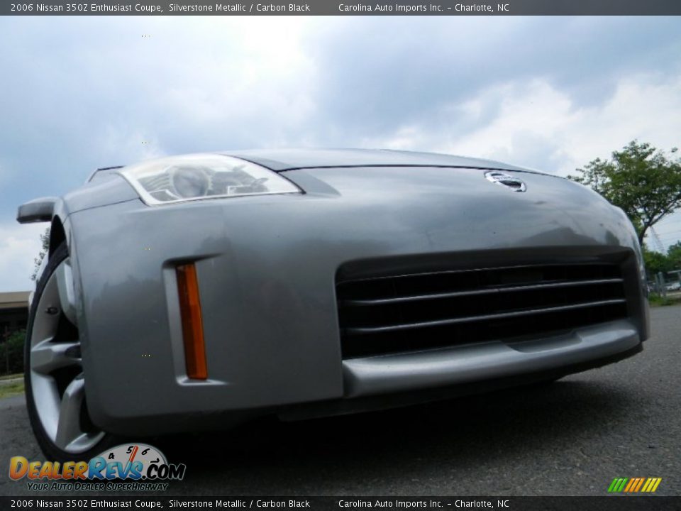 2006 Nissan 350Z Enthusiast Coupe Silverstone Metallic / Carbon Black Photo #1