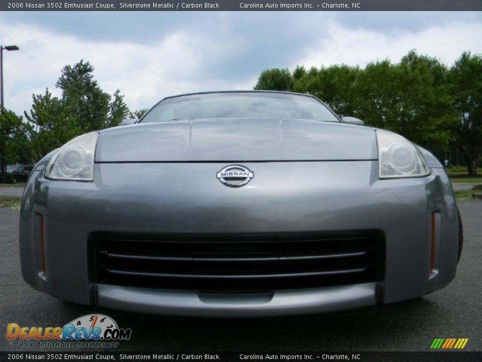 2006 Nissan 350Z Enthusiast Coupe Silverstone Metallic / Carbon Black Photo #4