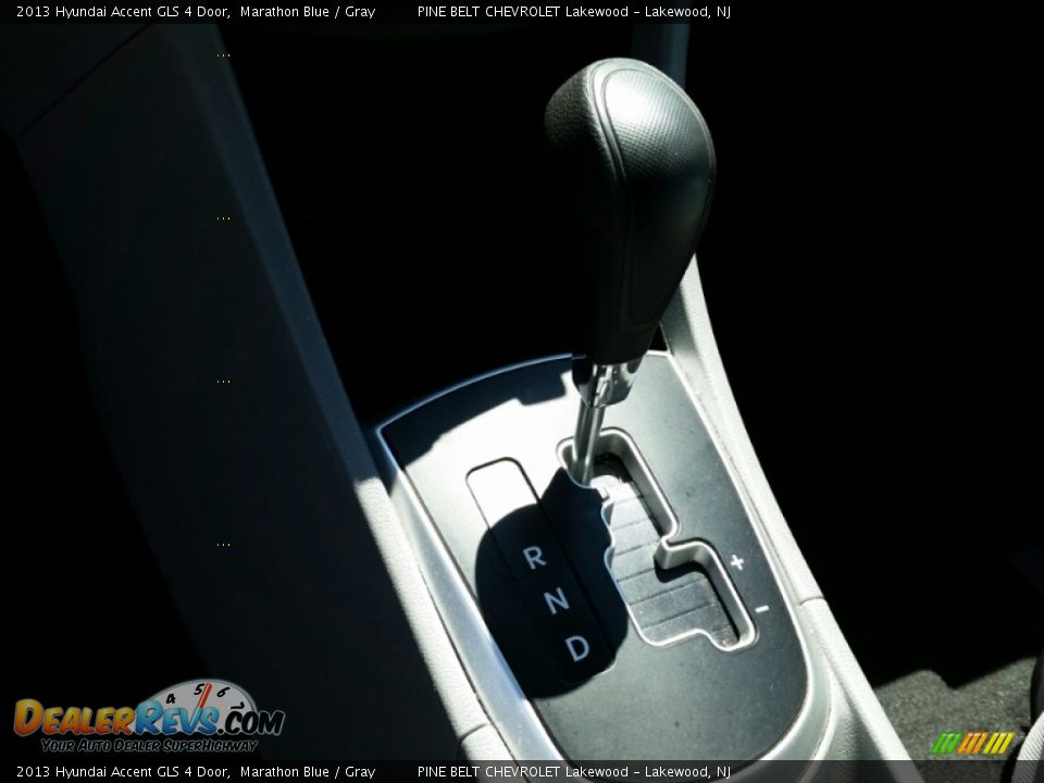 2013 Hyundai Accent GLS 4 Door Marathon Blue / Gray Photo #15