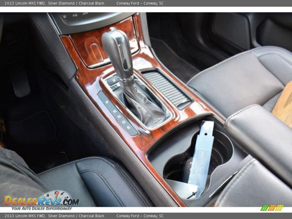 2013 Lincoln MKS FWD Silver Diamond / Charcoal Black Photo #28