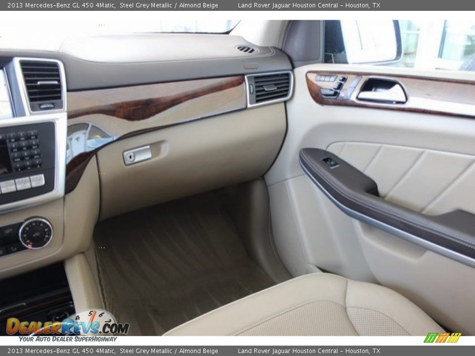 2013 Mercedes-Benz GL 450 4Matic Steel Grey Metallic / Almond Beige Photo #36