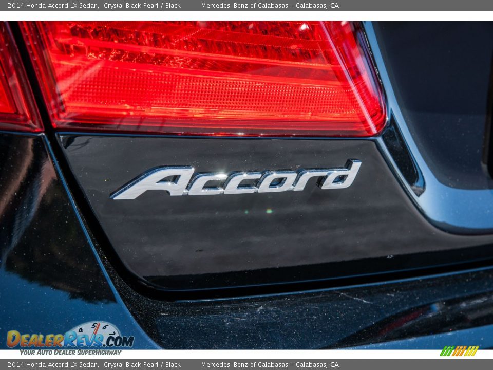 2014 Honda Accord LX Sedan Crystal Black Pearl / Black Photo #7