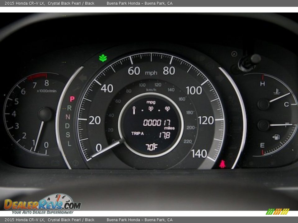 2015 Honda CR-V LX Crystal Black Pearl / Black Photo #15
