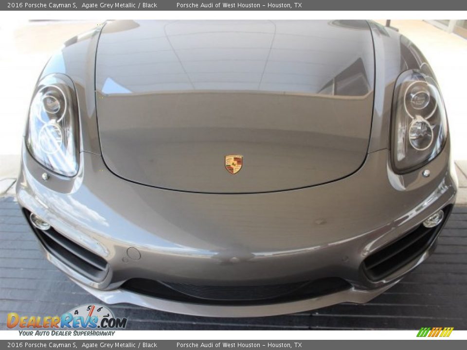 2016 Porsche Cayman S Agate Grey Metallic / Black Photo #2