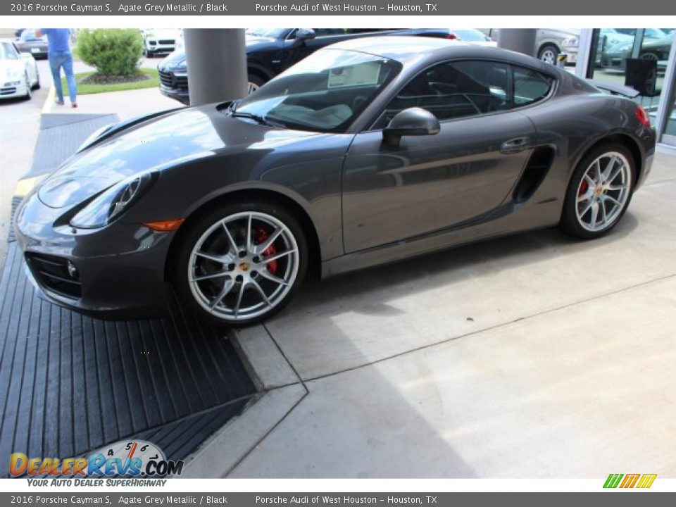 2016 Porsche Cayman S Agate Grey Metallic / Black Photo #5