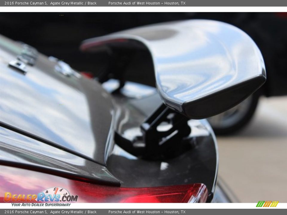 2016 Porsche Cayman S Agate Grey Metallic / Black Photo #6