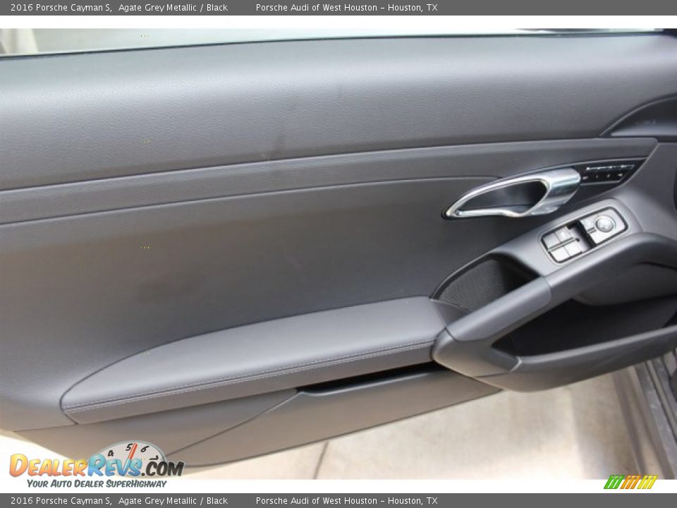 2016 Porsche Cayman S Agate Grey Metallic / Black Photo #11