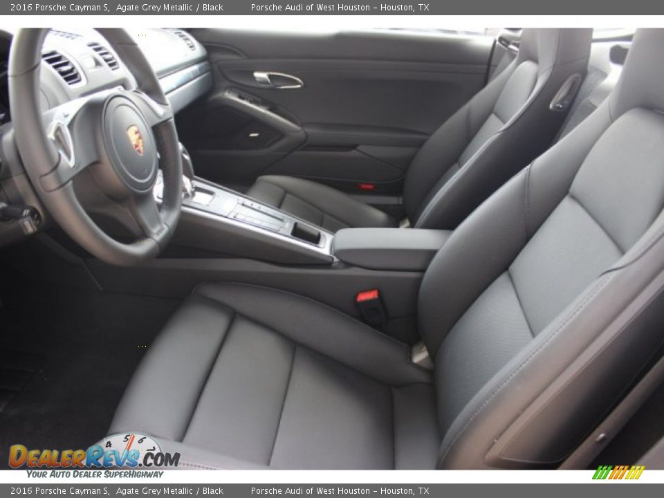 2016 Porsche Cayman S Agate Grey Metallic / Black Photo #16