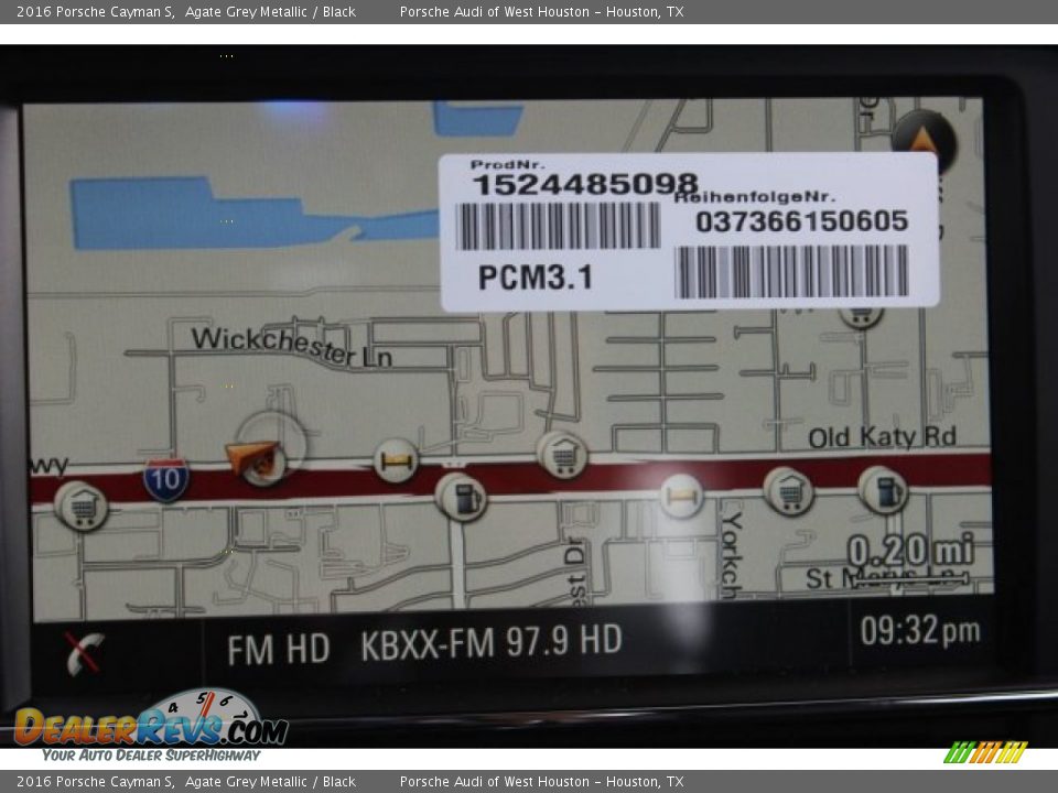 2016 Porsche Cayman S Agate Grey Metallic / Black Photo #22