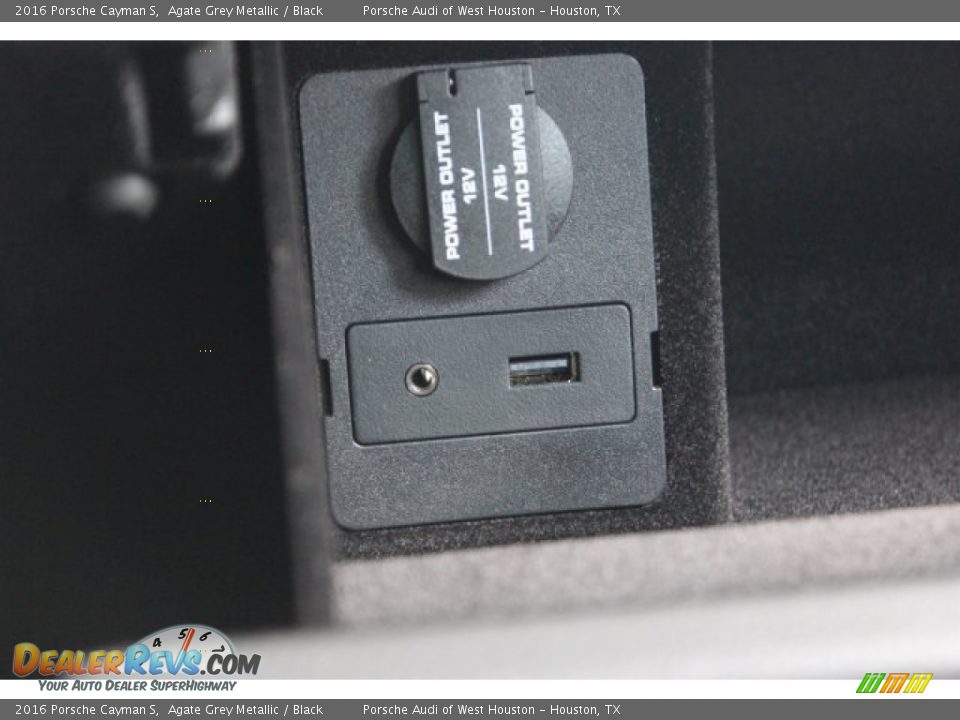 2016 Porsche Cayman S Agate Grey Metallic / Black Photo #26