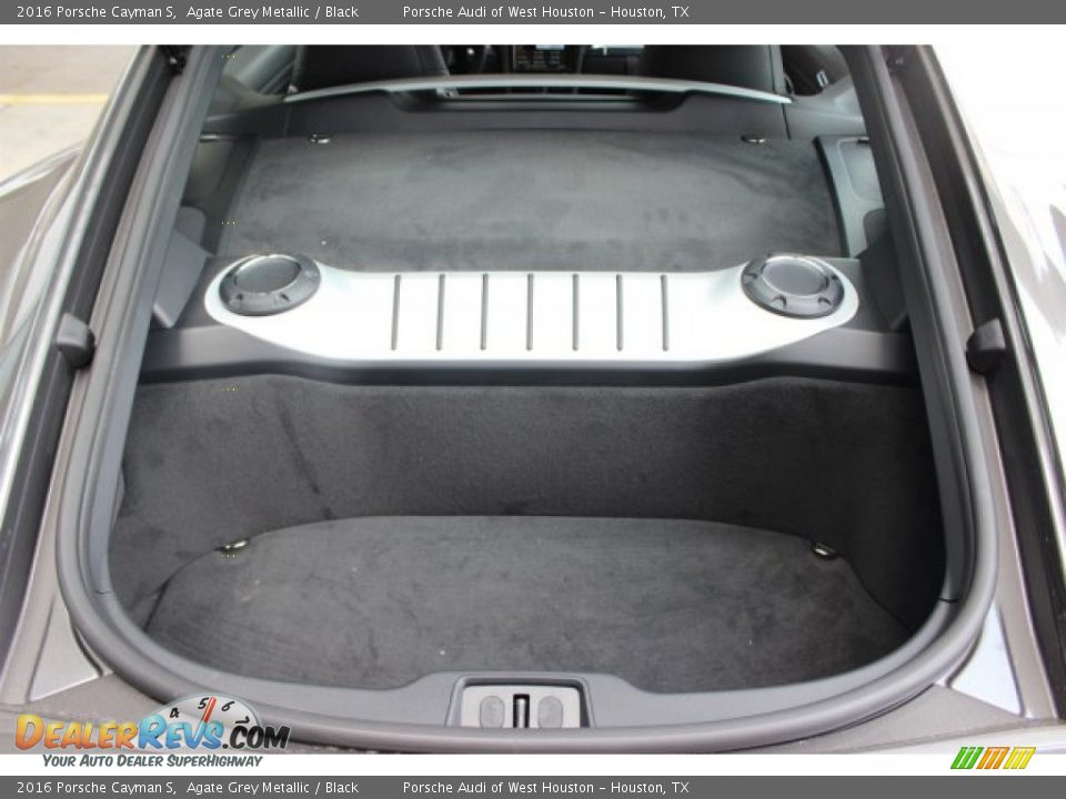 2016 Porsche Cayman S Agate Grey Metallic / Black Photo #31