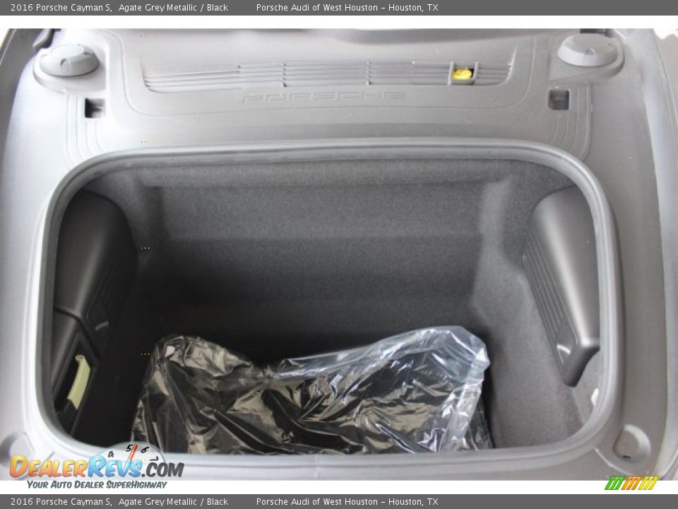 2016 Porsche Cayman S Agate Grey Metallic / Black Photo #32