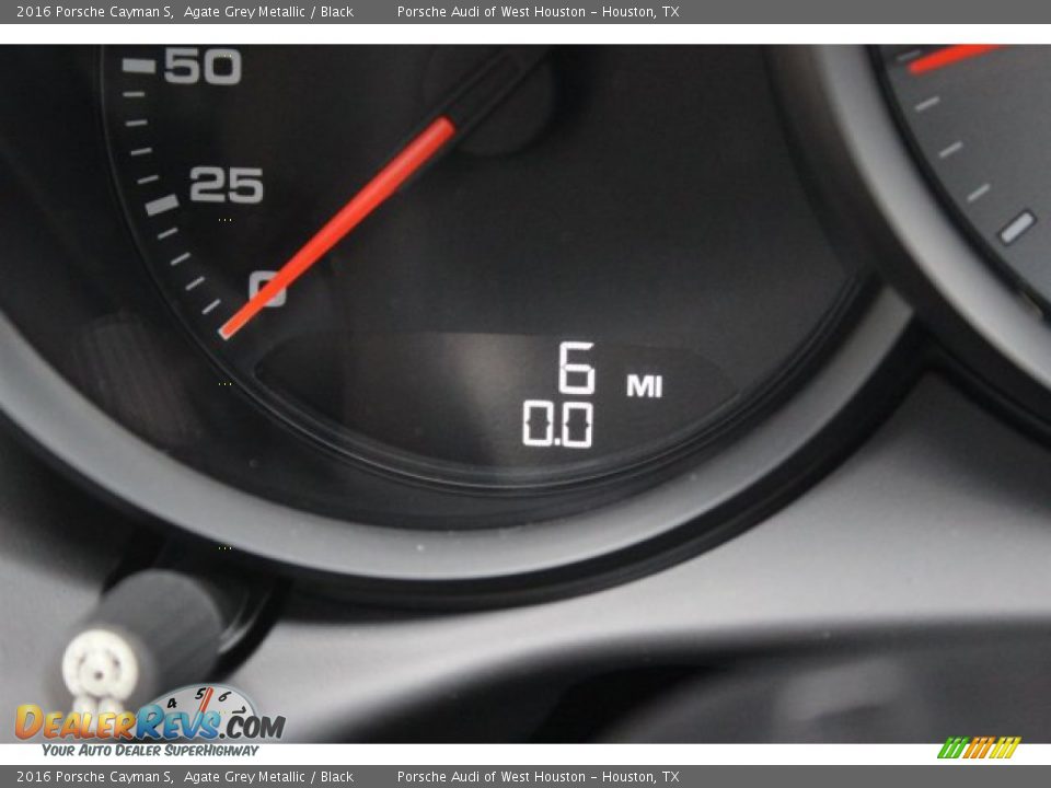 2016 Porsche Cayman S Agate Grey Metallic / Black Photo #34
