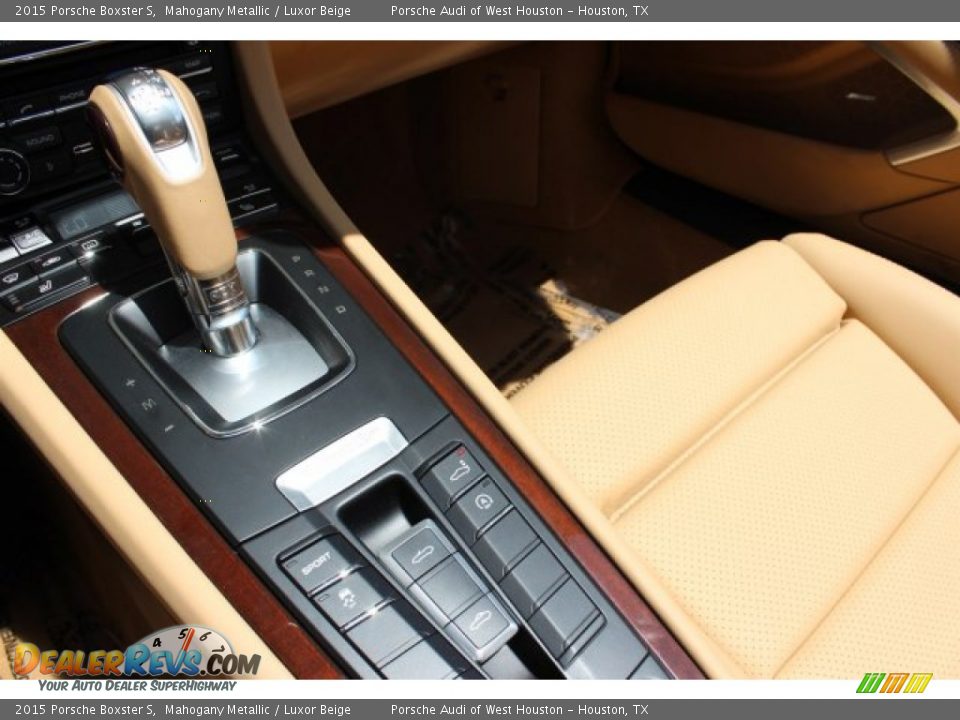 2015 Porsche Boxster S Mahogany Metallic / Luxor Beige Photo #22