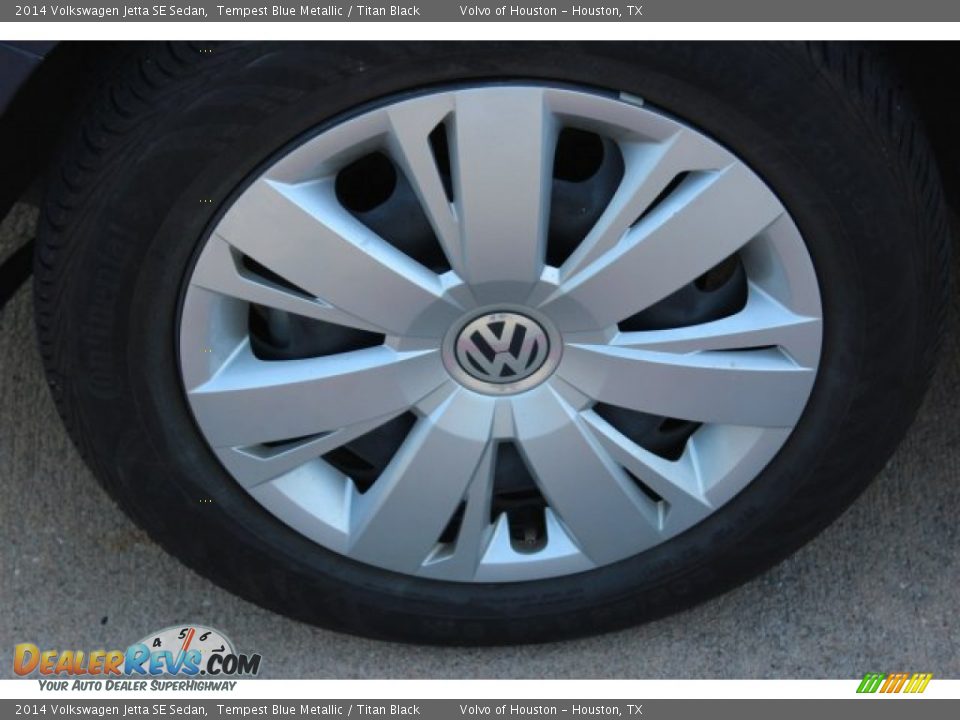 2014 Volkswagen Jetta SE Sedan Tempest Blue Metallic / Titan Black Photo #4
