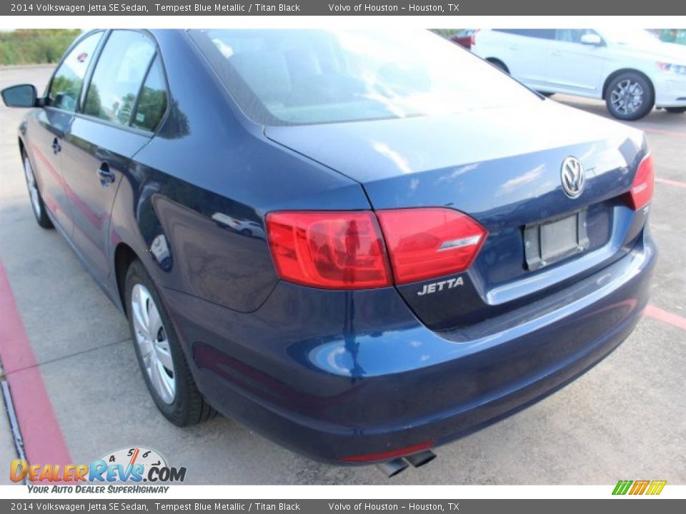 2014 Volkswagen Jetta SE Sedan Tempest Blue Metallic / Titan Black Photo #6