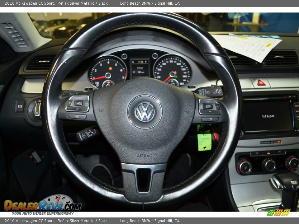 2010 Volkswagen CC Sport Reflex Silver Metallic / Black Photo #25