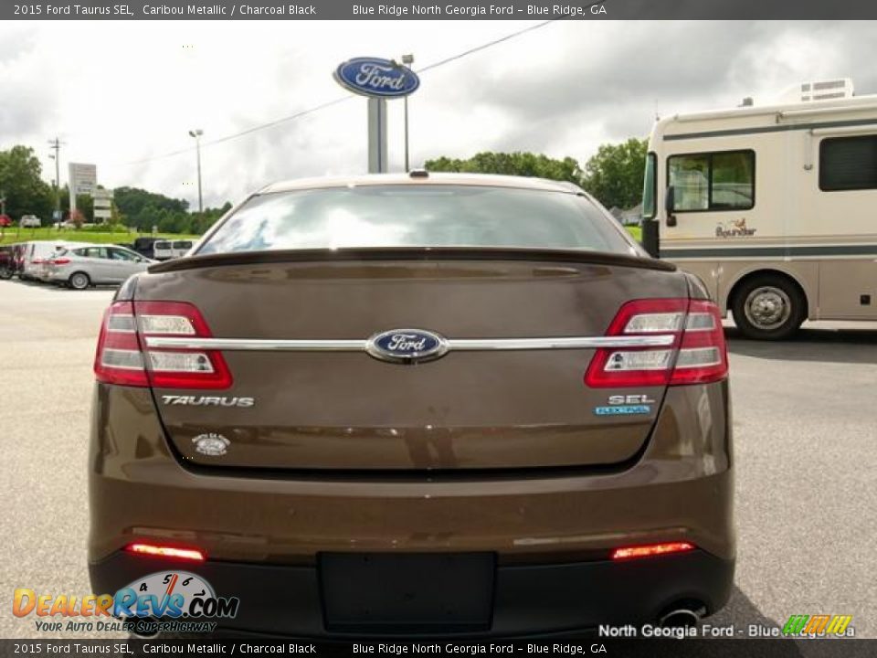 2015 Ford Taurus SEL Caribou Metallic / Charcoal Black Photo #4