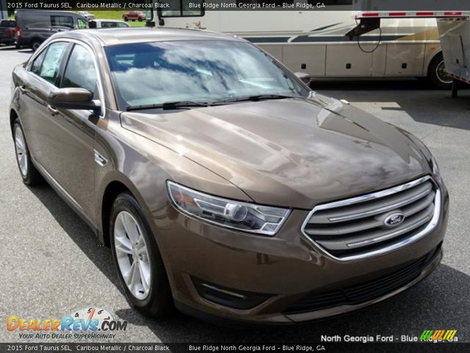 2015 Ford Taurus SEL Caribou Metallic / Charcoal Black Photo #7