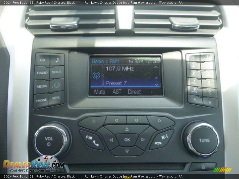 2014 Ford Fusion SE Ruby Red / Charcoal Black Photo #14