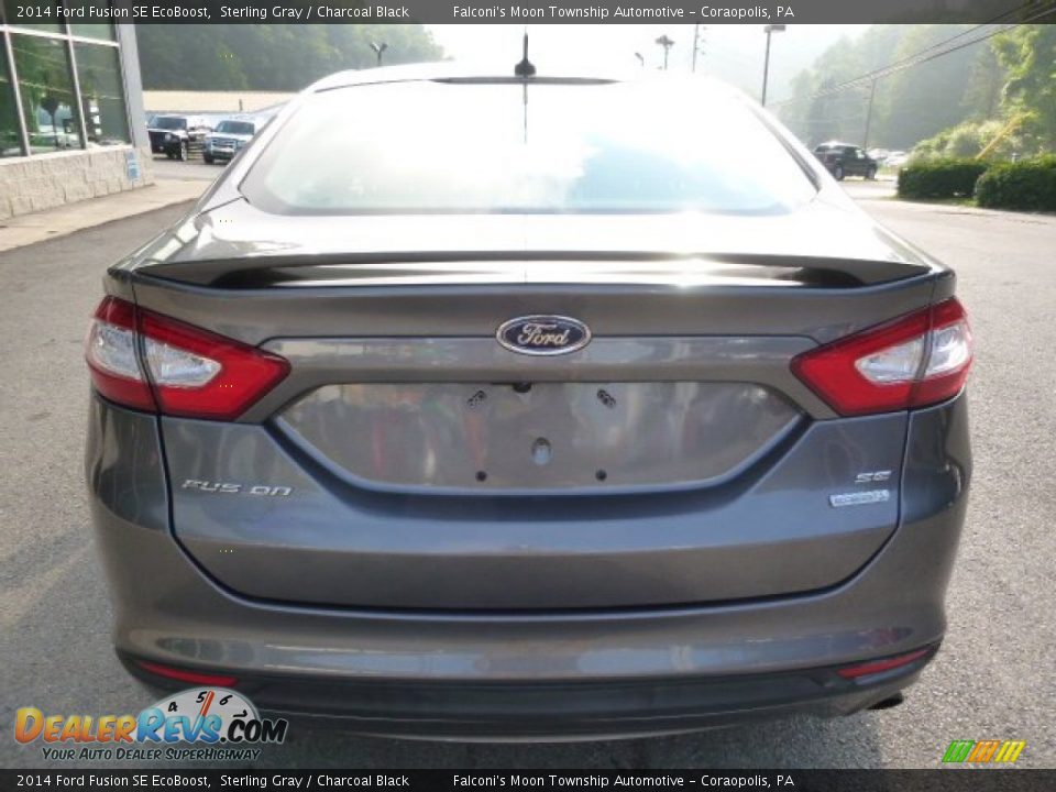 2014 Ford Fusion SE EcoBoost Sterling Gray / Charcoal Black Photo #6