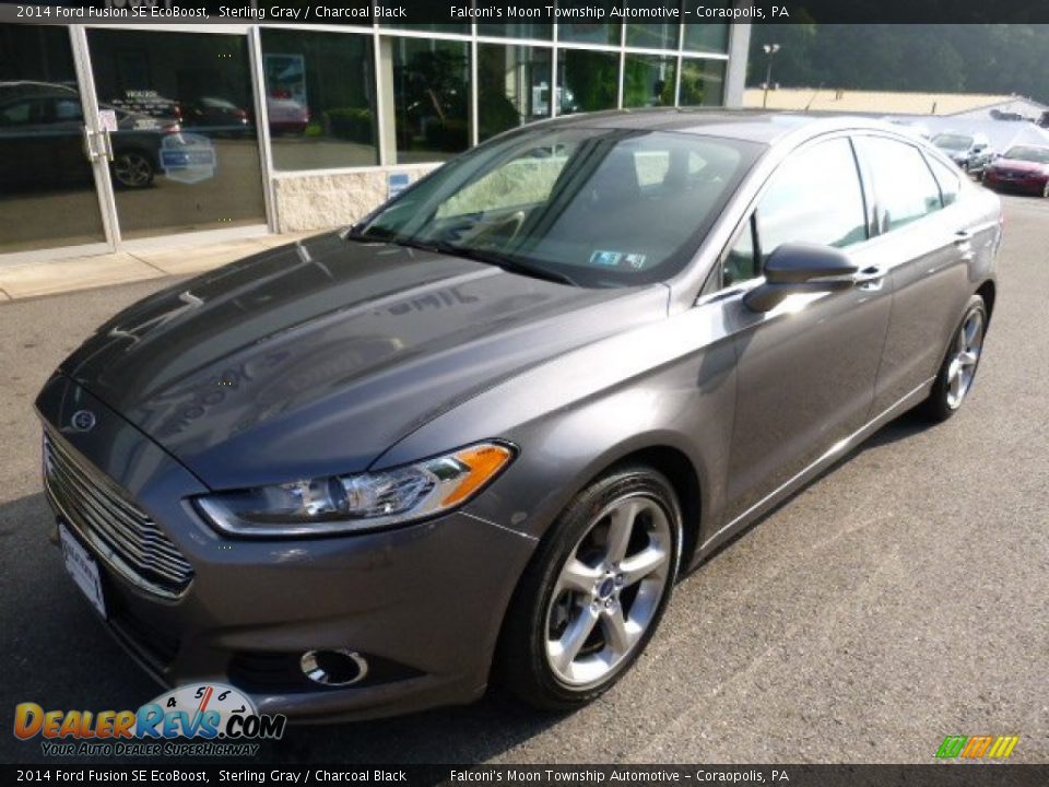 2014 Ford Fusion SE EcoBoost Sterling Gray / Charcoal Black Photo #9