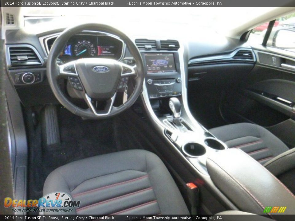2014 Ford Fusion SE EcoBoost Sterling Gray / Charcoal Black Photo #17