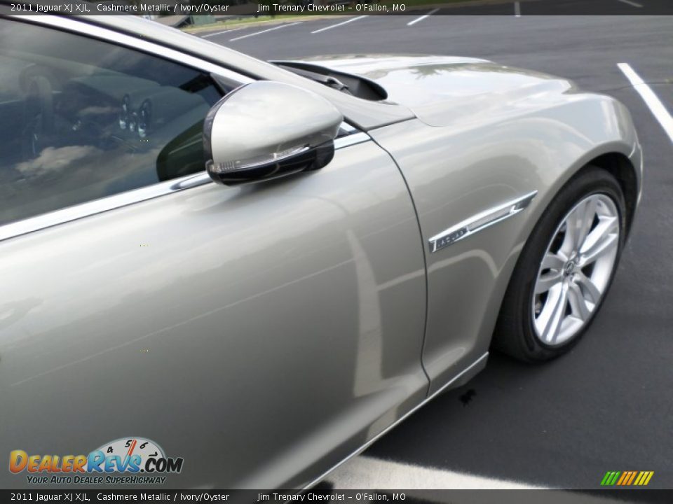 2011 Jaguar XJ XJL Cashmere Metallic / Ivory/Oyster Photo #14