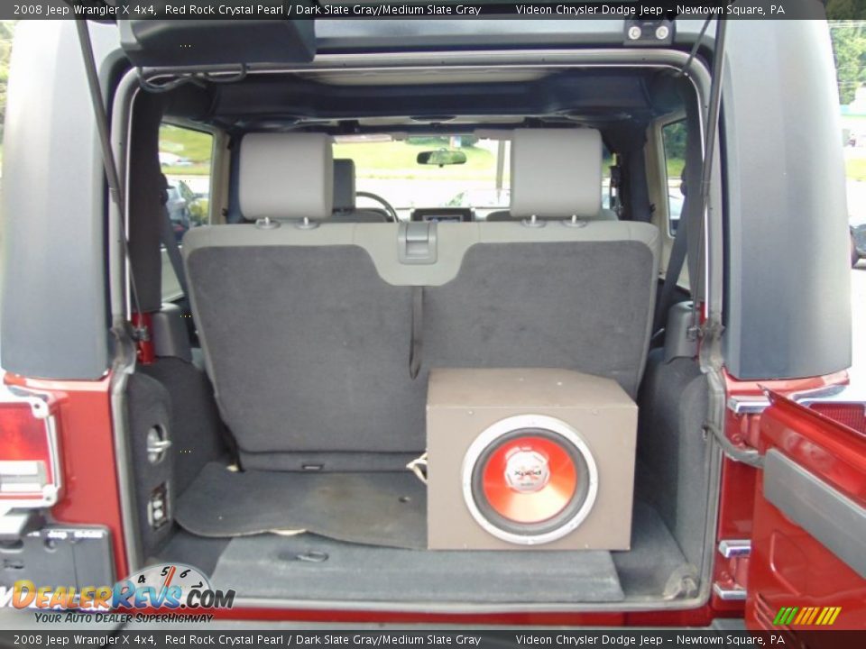 2008 Jeep Wrangler X 4x4 Red Rock Crystal Pearl / Dark Slate Gray/Medium Slate Gray Photo #22