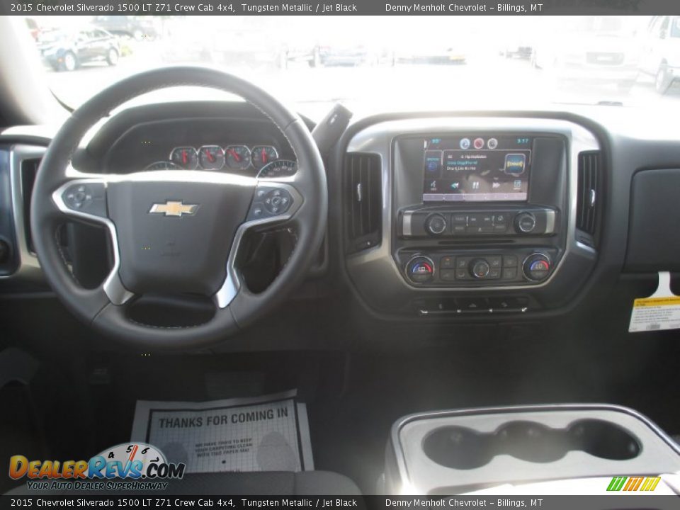 2015 Chevrolet Silverado 1500 LT Z71 Crew Cab 4x4 Tungsten Metallic / Jet Black Photo #10